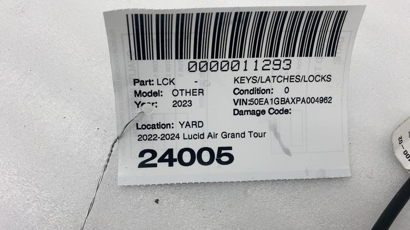 ⭕ 22-24 Lucid Air Left or Right Rear Row Seat Release Lock Latch P11-N
