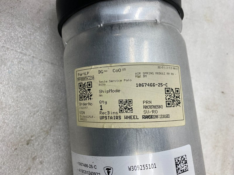 ⭕ 16-20 Model S MS Rear Right Air Spring Suspension Shock Absorber 106