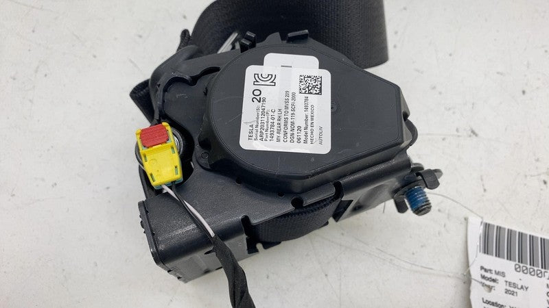 ⭕ 20-23 Model Y MY Rear Left or Right 2nd Row Seat Belt & Retractor 14