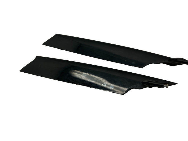 600938800C 12-15 Model S Front Left & Right Bumper Fog Lamp Upper Trim Molding 6009388-00-C