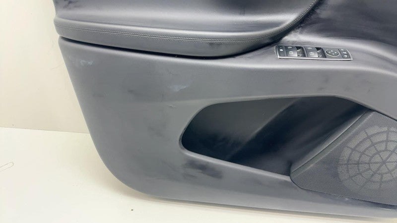 ⭕ 16-20 Tesla Model X Front Driver Side Interior Door Panel Trim Card 