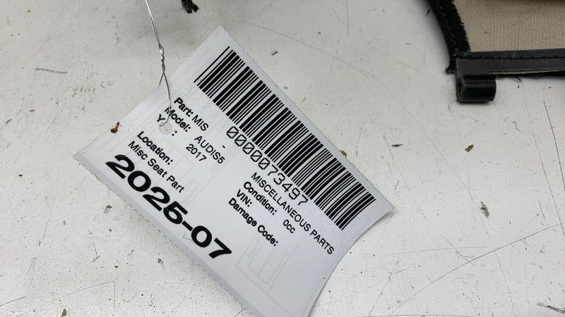 ⭕ 2008-2017 Audi S5 Front Passenger Side Seat Upper Backrest Cushion Right OEM