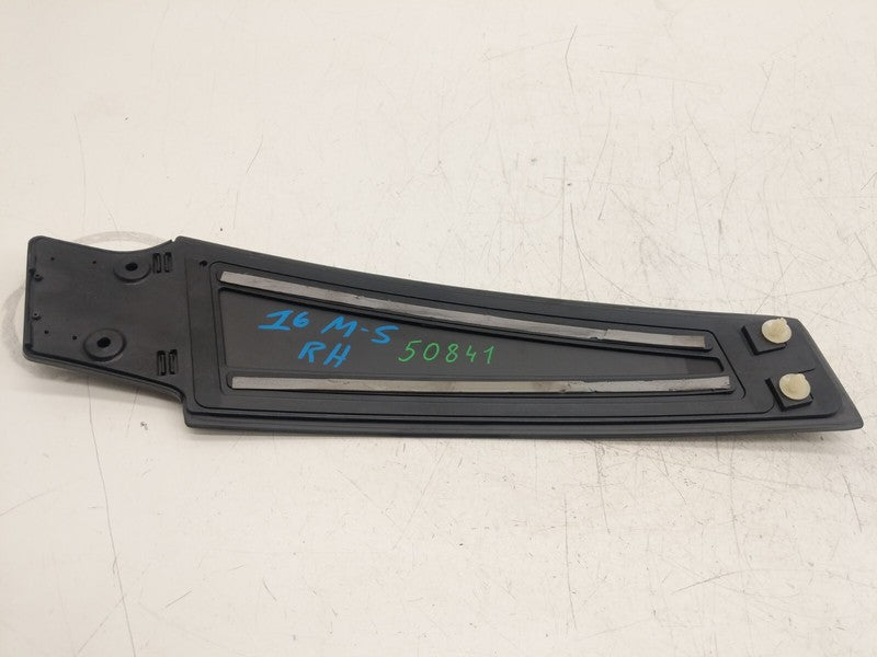 ⭕ 2012-2015 Tesla Model S Passenger Side Exterior B-Pillar Applique Glass Right