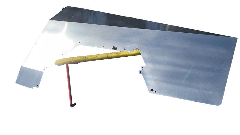 ⭕ 24-25 Cybertruck Rear Driver Side Quarter Fender Sail Panel Cover Left Silver
