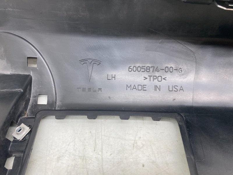 600587400G ⭕ 12-20 Model S Driver Side Rocker Panel Outer Sill Molding Left LH 6005874-00-G