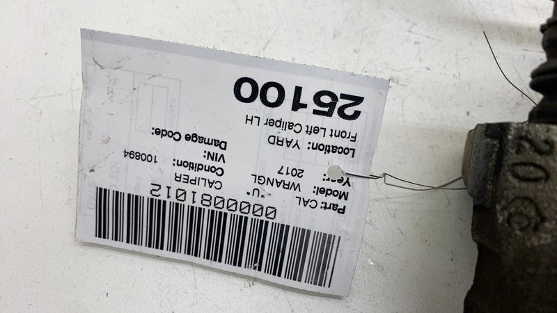 ⭕ 2007-2018 Jeep Wrangler Front Driver Side Caliper w/ Brake Hose Line Left OEM