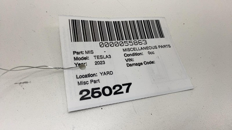 108629900L 2017-2023 Tesla Model 3 Passenger Side B-Pillar Lower Trim Cover Panel Right OEM