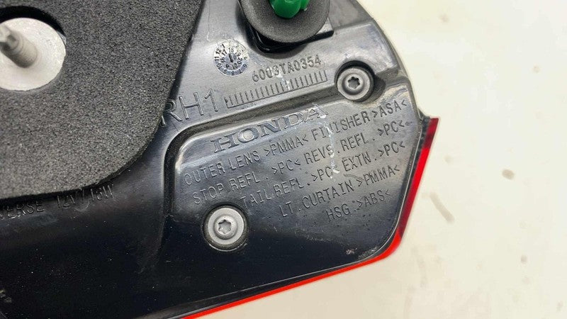 34150-TVA-A013-M1 ⭕ 2018-2021 Honda Accord Rear Right Side Inner Tail Light OEM 34150-TVA-A013-M1
