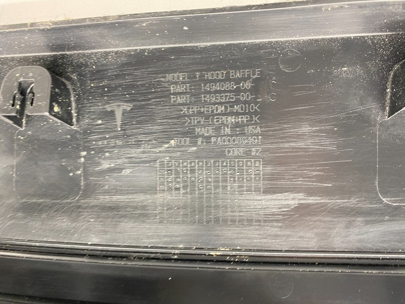 ⭕ 20-24 Model Y Front Compartment Hood Baffle Cowl Cover Trim Panel 14