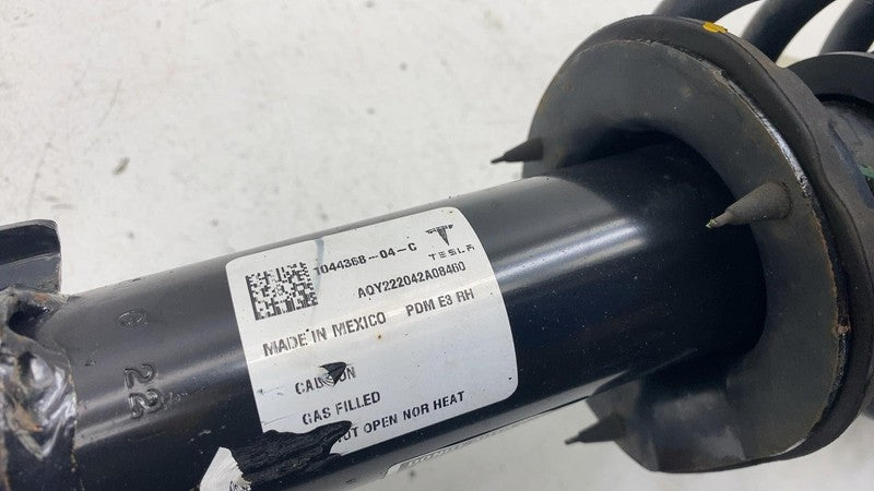 ⭕ 17-23 Model 3 Front Right Damper w/ Upper Control Arm & Mount 104436