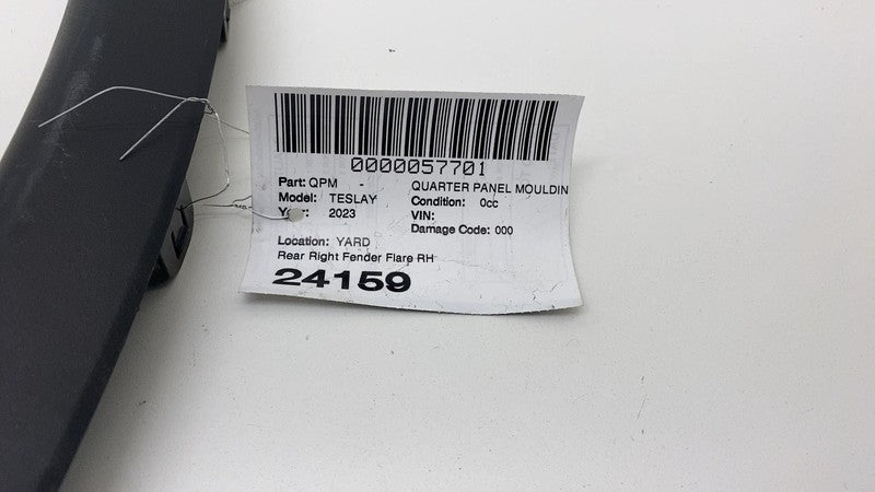 1494188-00-C ⭕ 20-24 Model Y Rear Right Fender Garnish Flare Wheel Arch Molding 1494188-00-C