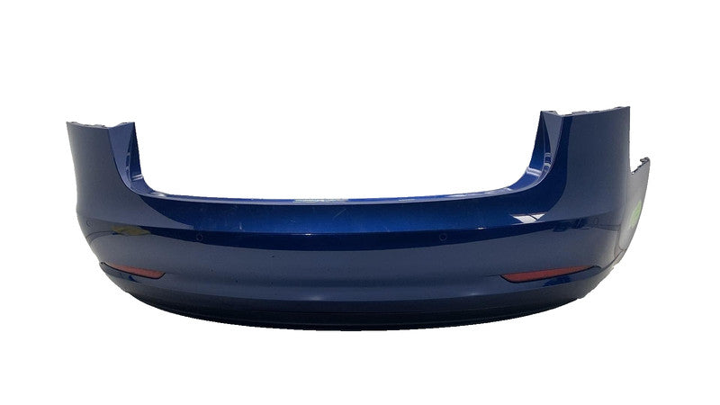 ⭕ 2017-2022 Tesla Model 3 Rear Bumper Cover w/ Park Sensor & Harness Blue - PPSB