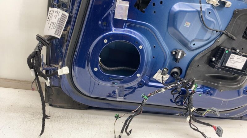 2012-2015 Tesla Model S Front Passenger Side Door Shell Panel Right RH Blue PPSB