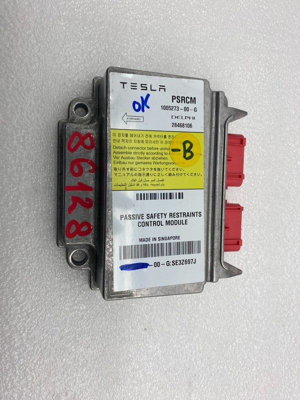 100527300G ⭕ 2012-2015 Tesla Model S Passive Safety Restraints Control Module 1005273-00-G