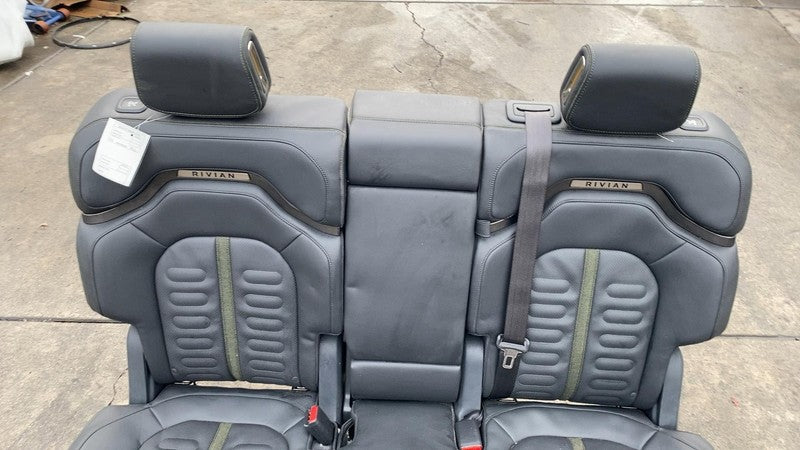 2022 2023 2024 Rivian R1S Rear Left and Right 2nd Row Leather Seat Assembly