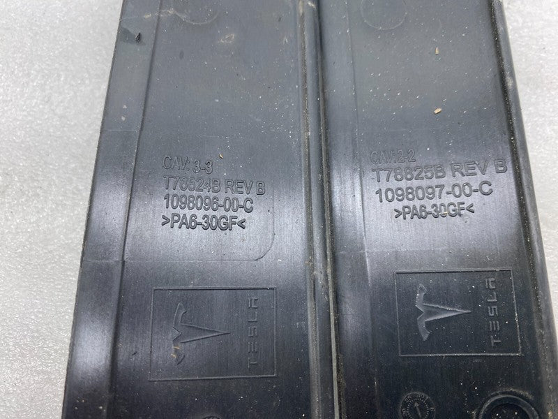 109809600C ⭕ 2017-2023 Tesla Model 3 Active Grille Shutter Trim w/ Bracket & Control Module