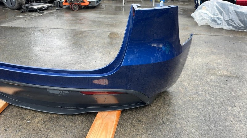 ⭕ 2020-2022 Tesla Model Y Rear Bumper Cover w/ Park Sensor & Valance Blue - PPSB