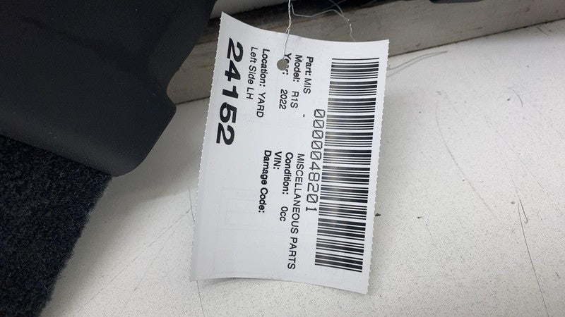 PT00053317E 2022-2024 Rivian R1S Rear Left Quarter Trim Cargo Side Panel Armrest Cupholder