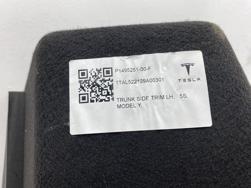 ⭕ 20-24 Tesla Model Y Driver Side Trunk Trim End Item Panel Left LH 14