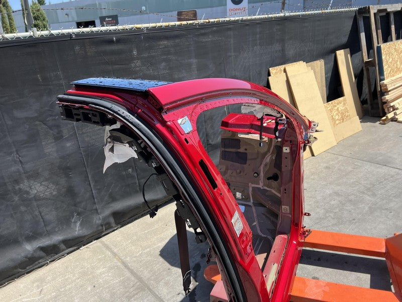 2016-2020 Tesla Model X Right A + B Pillar Door Frame & Quarter Structural Cut