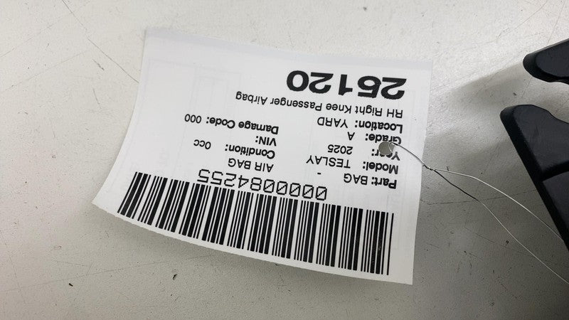 ⭕ 2020-2026 Tesla Model Y Right Lower Knee Safety Airbag Module RH 107