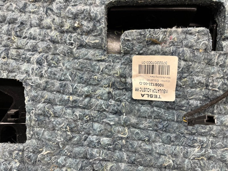 100813300D ⭕ 16-20 Model S MS Rear Right Interior Door Panel Trim Card Cover 1008133-00-D