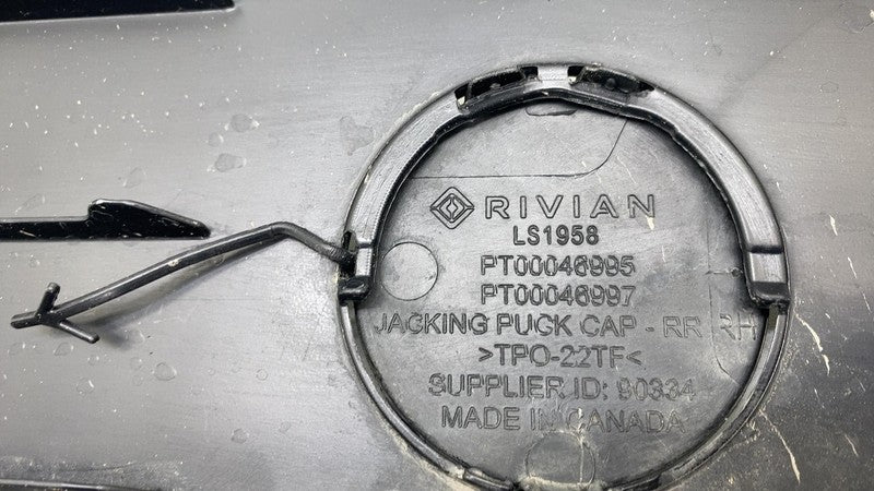 PT00046997 ⭕ 22-24 Rivian R1T Rear Right Underbody Battery Shield Cover Panel PT00046995