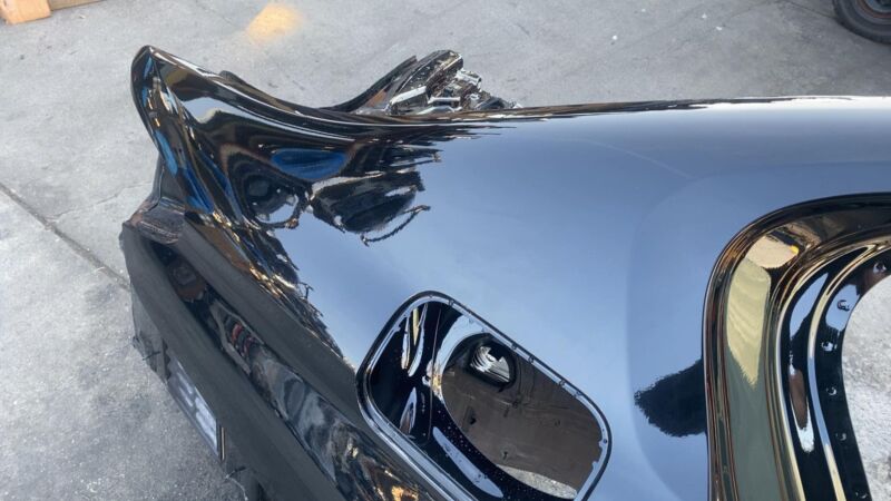 108735714 2021 BMW 530e Rear Passenger Quarter Panel Structural Cut Out Right RH Black 668