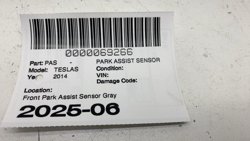 ⭕ 12-20 Model S X SET of 6 Bumper Parking Assist Sensor Gray PMTG 1048