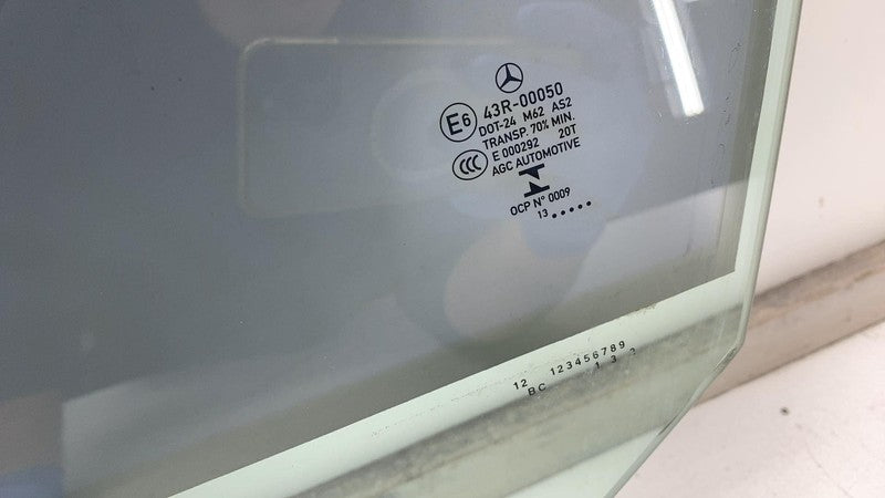 E6 43R-00050 ⭕ 10-14 Mercedes-Benz E350 E-Class Front Driver Side Door Window Glass Left LH