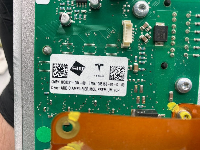 100616301D ⭕ 12-20 Tesla Model S MS Premium MCU Audio Amplifier Board Assembly 1006163-01-D
