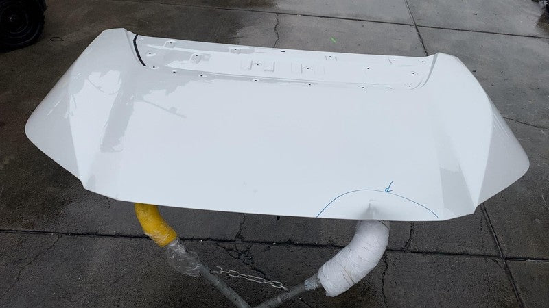 2023 2024 2025 Toyota bZ4X Hood Panel Bonnet Shell Assembly OEM White Aluminum