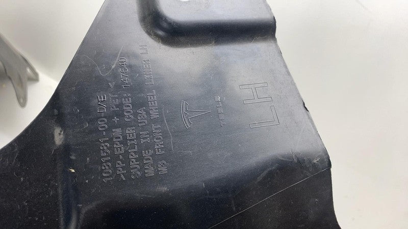 ⭕ 18-23 Model 3 Front Driver Wheel Fender Liner Splash Shield Left 108