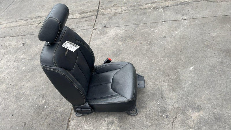 ⭕ 11-17 Jeep Wrangler Front Passenger 1st Row Bucket Seat Black Leather Right RH