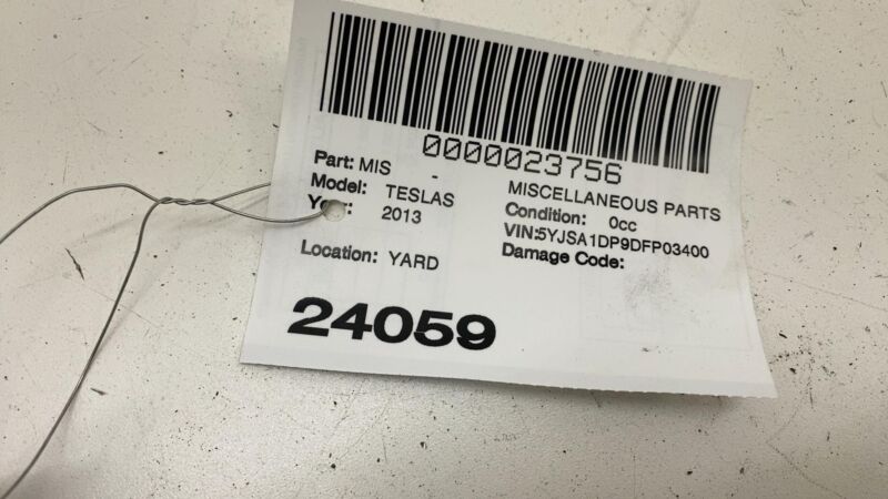 2012-2020 Tesla Model S MS Electric Auxiliary Coolant Engine Water Pump Assembly