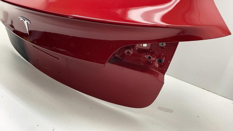 ⭕ 2017-2020 Tesla Model 3 M3 Rear Trunk Decklid Shell Panel Assembly Red PPMR