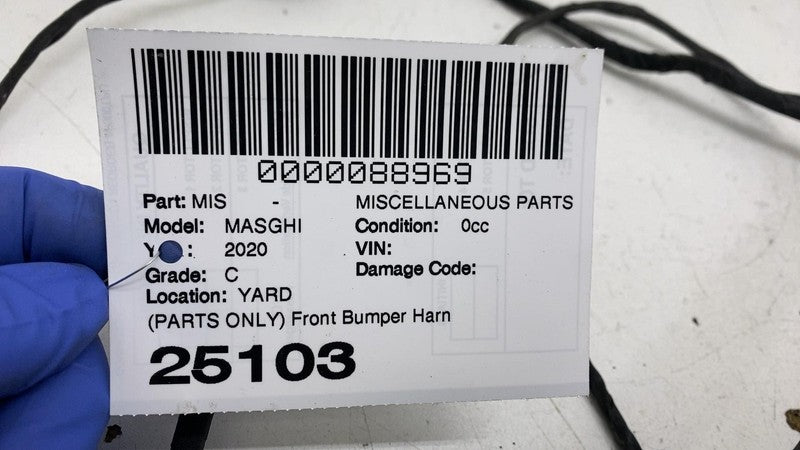 ⭕2018-2021 Maserati Ghibli Front Bumper Parking Harness 06701009640 (P