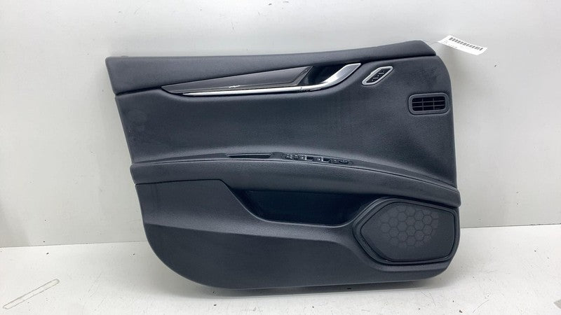 ⭕ 14-22 Maserati Ghibli Front Driver Side Interior Door Panel Trim Cov