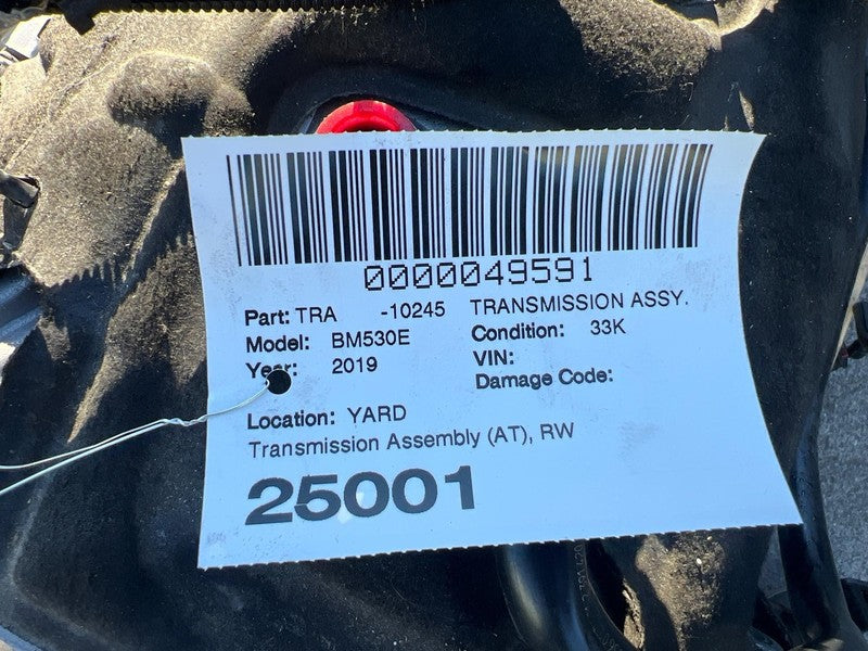 2018 2019 BMW 530e Automatic Hybrid Transmission Assembly 2.0L 8-Speed