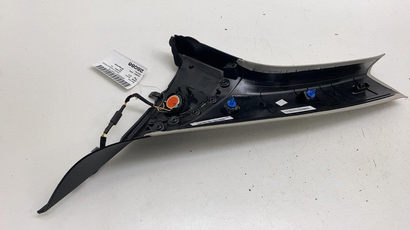 7306606-13 ⭕ 2018 BMW i3 I01 Front Right A-Pillar Upper Trim Cover Panel w/ Speaker Tweeter