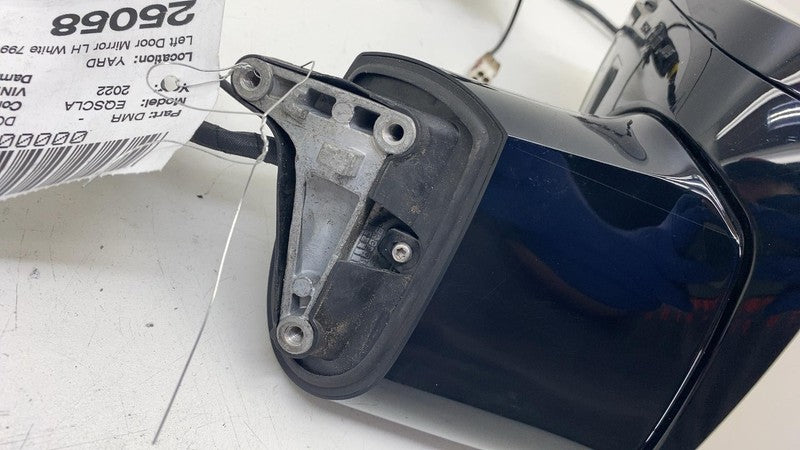 A 297 810 77 01 ⭕ 22-25 EQS 450+ V297 Left Exterior Rear View Door Mirror White 799 A2978107701