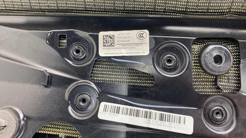 1037521-14-E ⭕16-20 Tesla Model X Rear Right Interior Door Panel Trim Card Cover 1037521-14-E