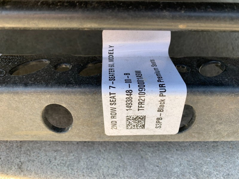 ⭕ 2020-2022 Tesla Model Y Rear Driver Side 2nd Row Seat Black Left LH 