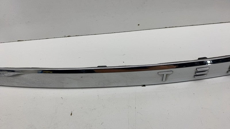102577600A ⭕ 12-20 Tesla Model S Rear Liftgate Trunk Lid Chrome Trim Molding 1025776-00-A