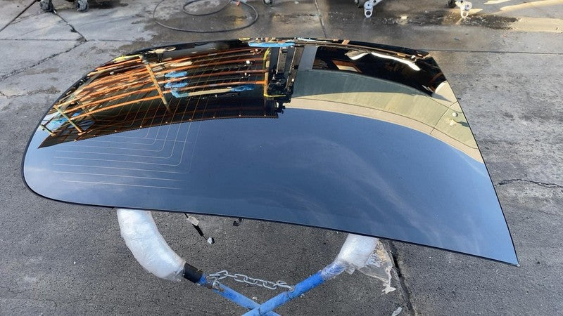 ⭕ 17-20 Model 3 M3 Rear Trunk Panoramic Backlite Glass Back Section 14