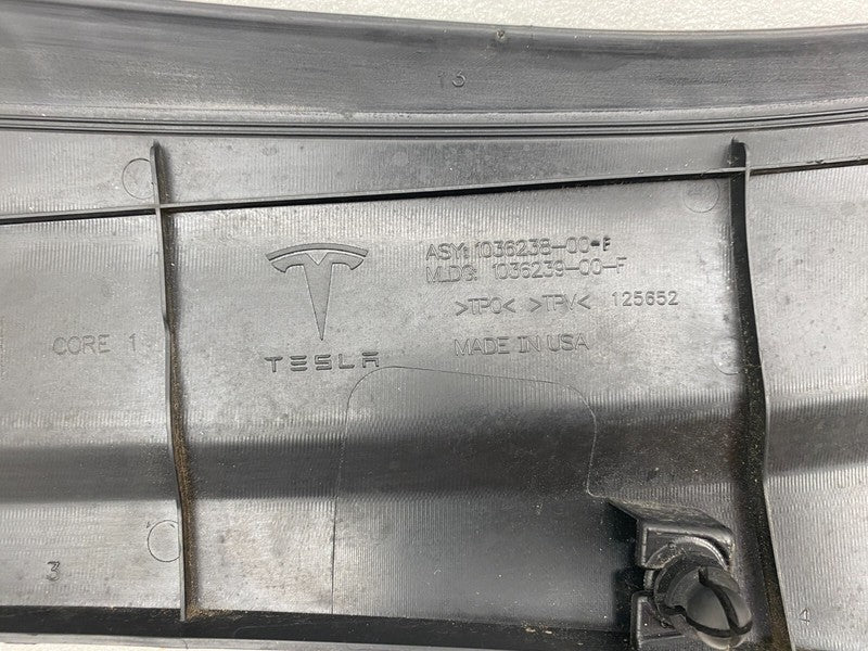 103623800F ⭕ 2016-2023 Tesla Model X Front Right Underhood Apron Trim Cover RH 1036238-00-F