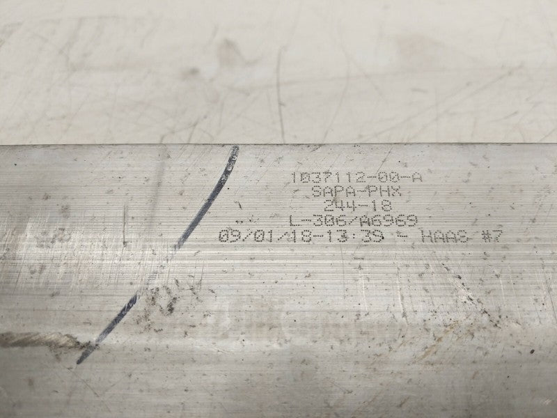 103711200A ⭕ 12-20 Model S X Front Crossmember Bash Skid Plate Lower Extrusion 1037112-00-A