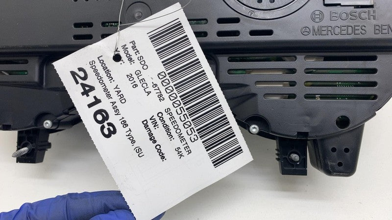 A1669008416 2016 Mercedes-Benz GLE350 Instrument Speedometer Gauge Cluster Assembly