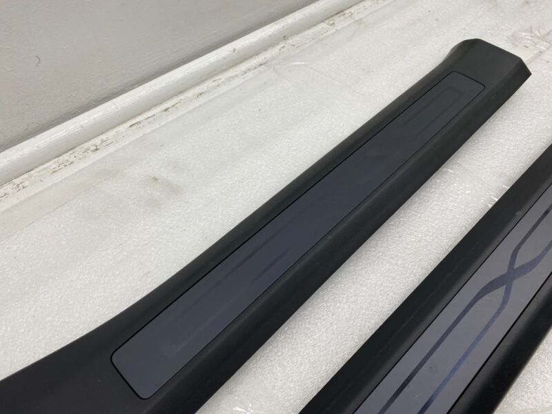 1496499 00 A ⭕16-20 Tesla Model X Front Left & Right Door Sill Trim 1496499-00-A/1496500-00-A