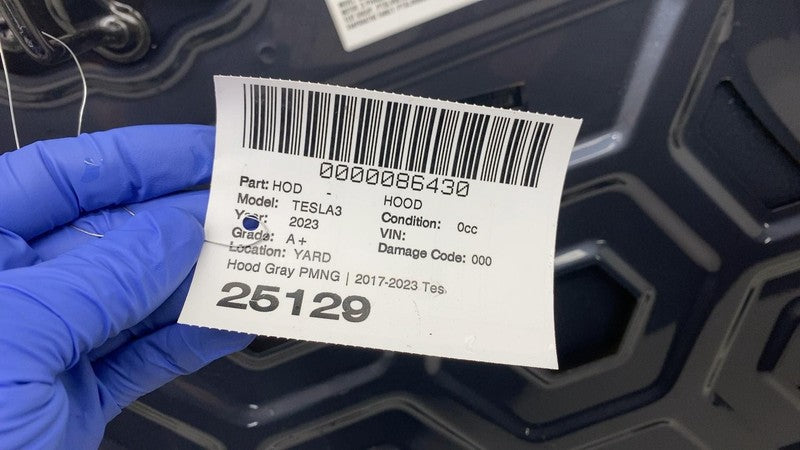 ⭕ 2017-2023 Tesla Model 3 M3 Front Hood Bonnet Shell Panel Cover Assy Gray PMNG